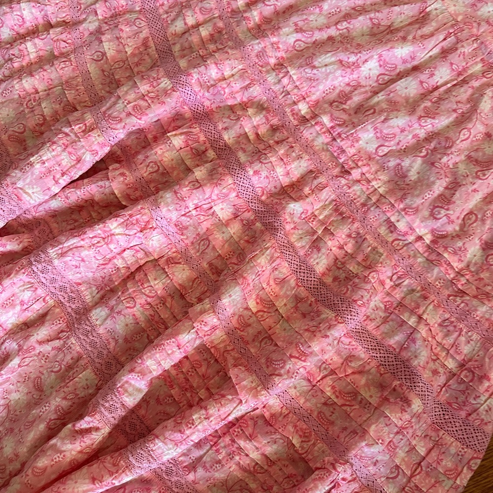 NWT Draper James Women’s XL Blush Paisley Midi Dress - Picture 3 of 8